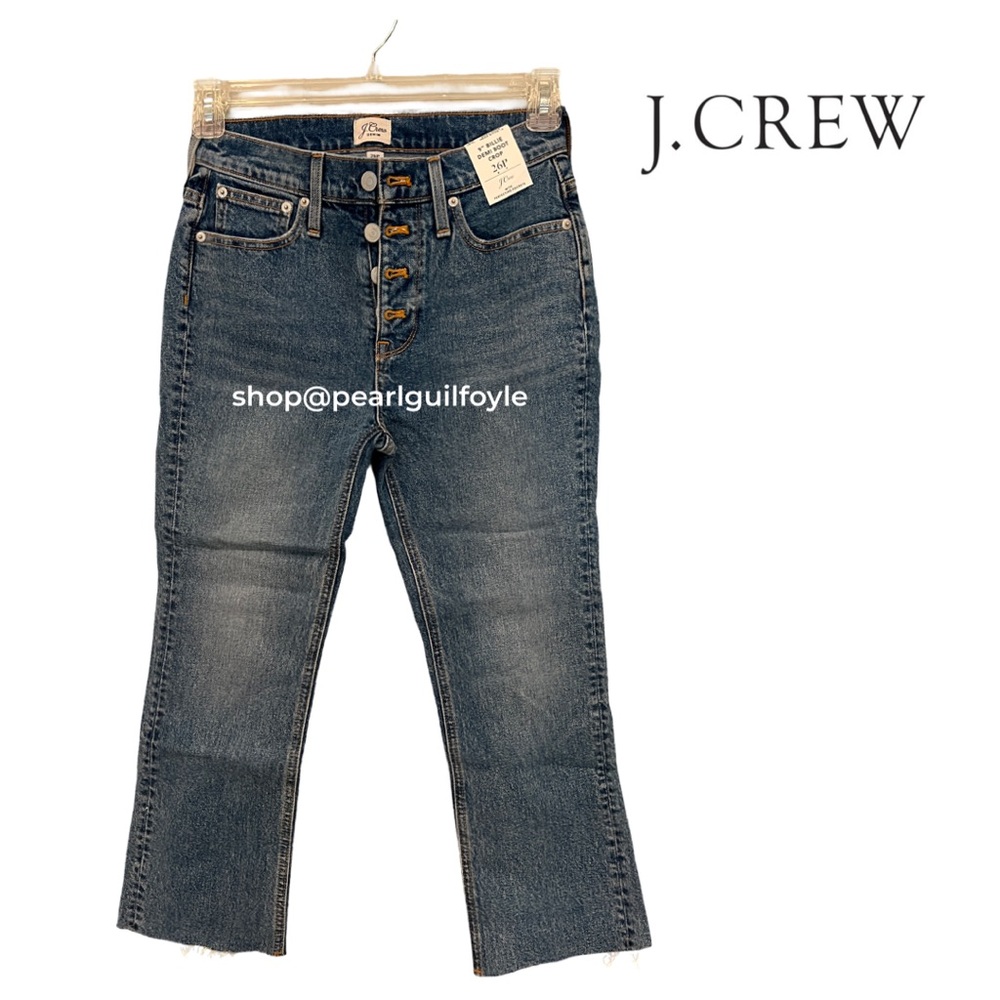 J.Crew Billie demi-boot crop jean